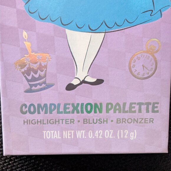 Disney Alice in Wonderland Complexion Palette, Highlighter, Blush & Bronzer, NIB - Picture 3 of 5